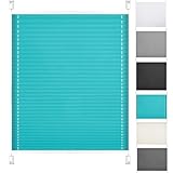 ロールスクリーン ロールカーテン 90 x 140 cm 防音 プライバシー保護 簡単取付け ロールスクリーン 無地 ロールカーテン 穴あけ不要 ホームオフィス、寝室用, ブルー