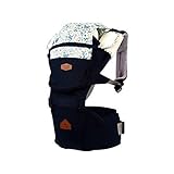 Baby Fleur Denim Hipseat + Baby Carrier (Navy) by I-angel [並行輸入品]