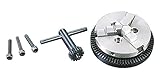 プロクソン(PROXXON) 三爪ユニバーサルチャック 分割テーブルNo.24130【別売】に取り付けて使用 No.24010