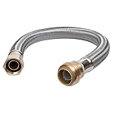 SharkBite U3088FLEX24LF Flexible Water Heater Connectors, 3/4-Inch by 3/4-Inch by 24-Inch Length [並行
