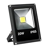 FEISHILAN LED投光器 20W LEDフラッドライト 昼光色 防水防塵 広角130度 LEDライト ハイパワー 高出力 看板灯 集魚灯 作業灯に/家庭用コンセントでOK！