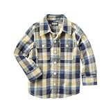 OSHKOSH(オシュコシュ) 2ポケットプラッドボタンフロントシャツ プラッド トップス長袖シャツ 8歳【並行輸入】