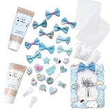 MYmama 手作りキット 推し活 グッズ 2組作れる デコ ホイップ キット レシピ付き 基本 初心者トレカ 推し活 (ブルー)