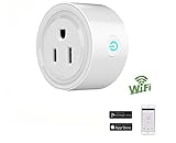 TKSTAR ミニ WiFi スマート ソケットワイヤレス WiFi スイッチ ソケットWiFiソケット家電 リモコン 家電製品 リモートコントロール タイマースイッチ機能 携帯電話充電保護 Amaz