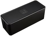 JEJ ケーブルボックス コード収納 ブラック cb-BK