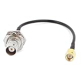 uxcell SMA-J - BNC-KY RG174ケーブル　メスSMA-J - BNC-KY オス　同軸ケーブル