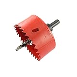 uxcell バイメタルホールソー　六角シャンク　ツイストドリルビット　 金属切断直径75mm　穴あけ