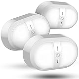 モーションセンサーライト、Fosmon Battery Powered [ 10 LED | 250ルーメン] stick-anywhereモーション検出器セキュリティ用ナイトライト・バンク、キッチン