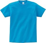 [プリントスター] 半袖 キッズ 5.6oz ヘビーウェイトTシャツ 00085-CVT_K ターコイズ 110cm (日本サイズ110相当)