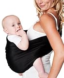 Hotslings Adjustable Pouch Baby Sling, Black, Large by Hotslings [並行輸入品]