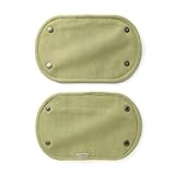 【キューズベリー】＜よだれパッド：おんぶ抱っこひも用＞リリーグリーン