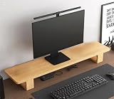 コンピュータモニタースタンド モニター台 卓上 パソコン台 机上台 モニタースタンド 木製 パソコンスタンド 机上ラック キーボード収納 高さ調整 安定性 卓上収納 整理整頓