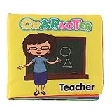 P Prettyia 布えほん　布絵本　生活　ベビー用　サウンド　幼児教育　おもちゃ　柔らかい　誕生日プレゼント　全8種 - スタイル1