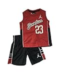 Jordan 2 Piece ClothingセットShorts & Tank ( 3t、レッド/ブラックJordan 23 )