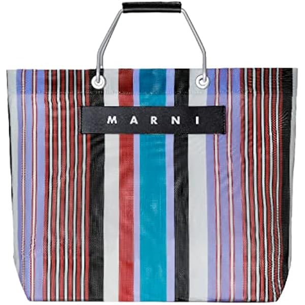 MARNI ストライプ ナイロンバッグ Amazon | [マルニ] トートバッグ ストライプ ナイロン (グリーン