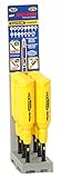 Megapro 151SL44-PDM Display 15-in-1 ShaftLok Driver, Yellow, 6-Piece [並行輸入品]