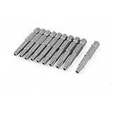 uxcell　トルックスドライバービット　T25ドライバービット　50mm長　4mmビットダイヤ　10個