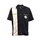 NFL Pittsburgh Steelers " Strike "メンズボーリングシャツ、Xtra Large