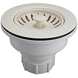 Keeney Deep Cup Sink Strainer with固定支柱バスケット K1442BSQ 1