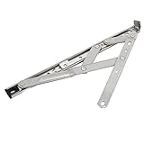 uxcell ウィンドウ摩擦ヒンジ 310 mm 304ステンレス スチール ケースメント トップ サイド シルバー トーン