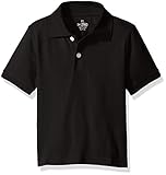 The Children's Place Little Boys and Toddler Short Sleeve Uniform Polo Shirt Black 2T [並行輸入品]