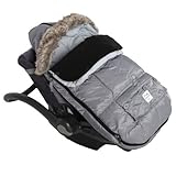 7 A.M. Enfant Le Sac Igloo Extendable Baby Bunting Bag Adaptable for Strollers, Gray, Large by 7A.M.