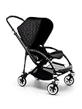 Bugaboo Bee3 Stroller, LIMITED EDITION Intense Black with Shiny Chevron Sun Canoppy by Bugaboo [並行輸入
