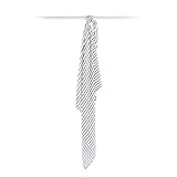 lulujo Baby Rayon Sourced Bamboo Muslin Swaddling Blanket, Black Messy Stripe, 47 x 47 by lulujo Bab