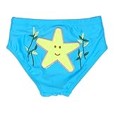 giminuo水遊び用 おむつパンツ スイムパンツ ベビー 水着 赤ちゃん 男の子 女の子 スイムパンツ (S, ブルー，星柄)