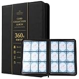AROXIA カード ファイル トレカ 9ポケット 360枚横入れ収納 （ブラック）