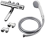 TOTO 浴室用水栓 壁付き リフレッシュサーモ 寒冷地向け TMGG40E1Z (エアインシャワー・樹脂)