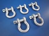 【米軍放出品】Apex Cooper CampbellT9640635Screw pin Anchor Shackle-3/8" GALV ANCHOR SHACKLE (並行輸入品) YAK15D