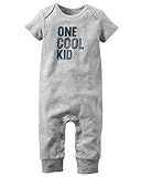 カーターズ Carter's カバーオール 半袖 綿リブ100% One Cool Kid Jumpsuit 6M (61-67cm)