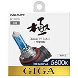 カーメイト(Carmate) 車用 ハロゲン ヘッドライト GIGA ザ・ブループラス H8 5600K BD1027N