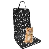 fogman 車 シートカバー 座席カバー 防水 運転席 後部座席 防汚 犬 ペット 保護 (ブラック)