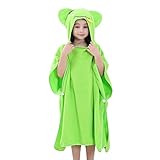 (ケヤカ) Keyaka 子供服 ベビー バスローブ バスタオル ビーチタオル プールタオル パジャマ ルームウェア 全4柄 綿100% フード付き 男女兼用 女の子 男の子 幼児 キッズ 動物柄 可