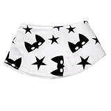 FEITONG新生児幼児漫画ベビーキッドタオルSaliva lunch bibsコットンバンダナスカーフ