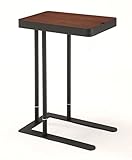 サイドテーブル 木製テーブル 幅50 収納付き ウォールナット ナイトテーブル テーブル 高さ調節可能