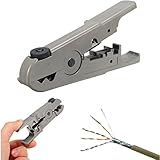 Universal rotary coax coaxial utp/stp cable wire cutter stripping