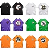 [Thosevst] 半袖 悟空 魔人 tシャツ 半袖 ドラゴンボール グッズ 黒い 白い 丸首 上着 ゆったり メンズ レディース T-shirt 通気性 記念服 夏服 萌えグッズ コスプ (XL,H) [並行輸入品]