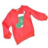 QIAONAI クリスマス 親子ペア パーカー　裏起毛　パパ 　ママ キーズ　兄弟姉妹ペアお揃い　長袖 親子ペア カップルお揃い服 　親子お揃い服　可愛い　クリスマソックス図案　親子ペアルック (パパ