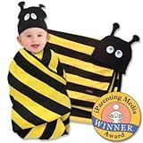 Sozo BEEhave Swaddle Blanket & Cap Set by Sozo [並行輸入品]