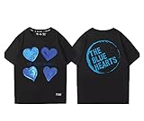 [PAMUT] THE BLUE HEARTS ザ・ブルーハーツ バンド tシャツ ロック tシャツ 甲本ヒロト パンク 人気 流行 欧米風 音楽 Tシャツ メンズ/レディース 夏服 トップス 半袖 無地 通気性 ファッション ゆったり