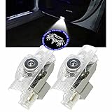 Minile ヴェルファイア車用ドアランプ カーテシランプ ロゴ ドアウェルカムライト カーテシライト LEDロゴ投影 20系30系カーテシ 2個セット for Vellfire Blue