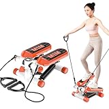 静音ツイストステッパー, サイドステッパー, 美脚, 足踏み, 健康ステッパー, ダイエット器具, ハンドル付き, 高齢者向け, 室内運動器具 (標準版（手すりなし）)