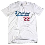 クレイトンKershawスクリプトホワイト6 / 7