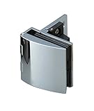 スガツネ工業 ランプ印 キャッチ付ガラス丁番 GH-456C型 GH-456C-CR 銀