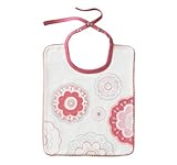 DwellStudio Embroidered Bib, Zinnia Rose by DwellStudio [並行輸入品]