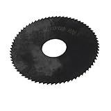 uxcell チップソー　ソーブレード　HSS製　ブラック　木工　72T歯　カーペンターウッドワーカー　60mm x 1.0mm