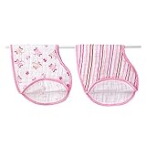 [正規輸入品](エイデンアンドアネイ)aden+anais モスリン バーピービブ 2枚入り/A